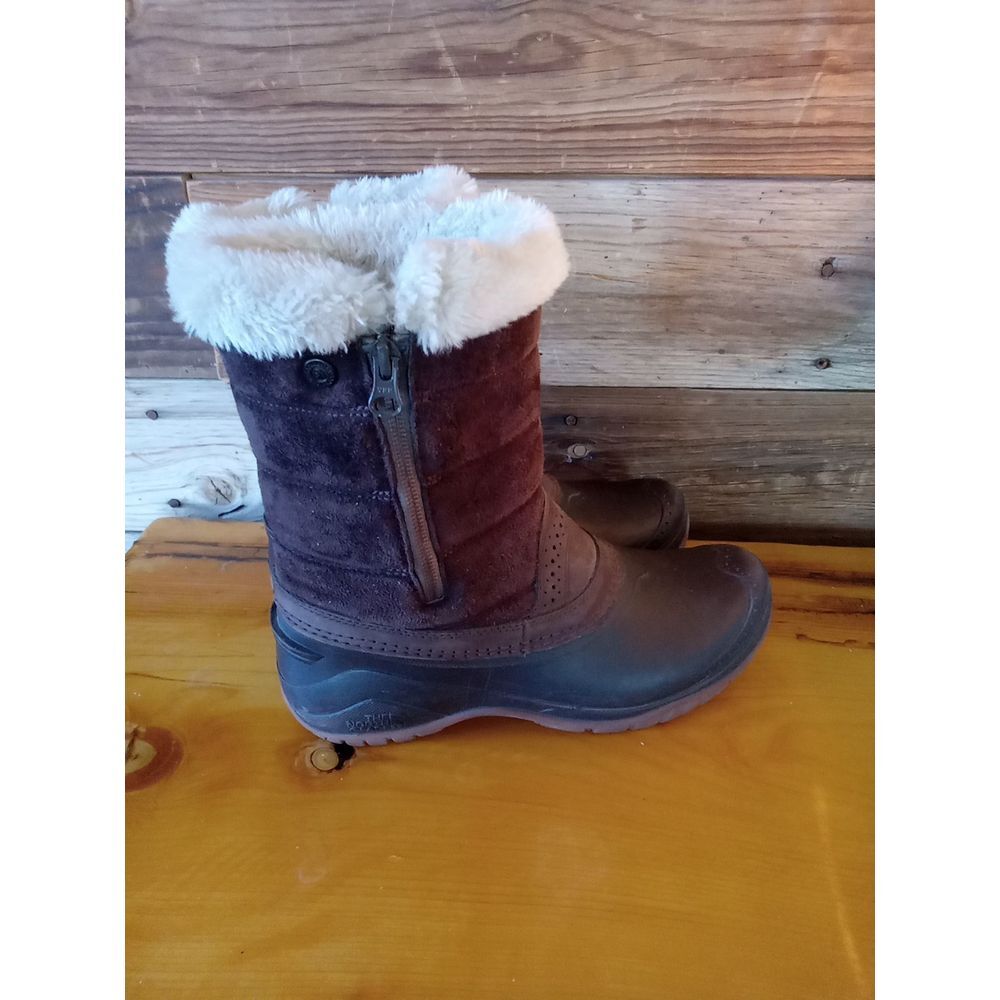 Womens Northface icepick boots sz 7 faux fur shellista III pac boot - Picture 3 of 12